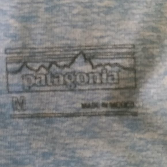 Patagonia Sz M Blue Activewear Tank Top - Picture 3 of 3